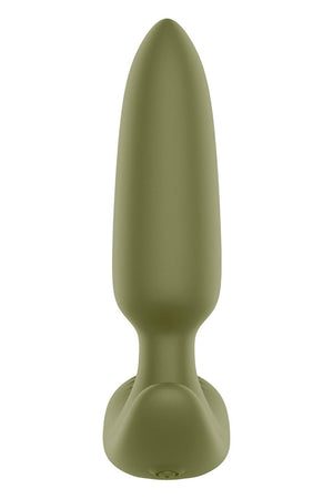 FORTO POINTED VIBRATING PLUG GREEN