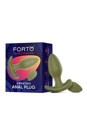 FORTO VIBRATING ANAL PLUG GREEN