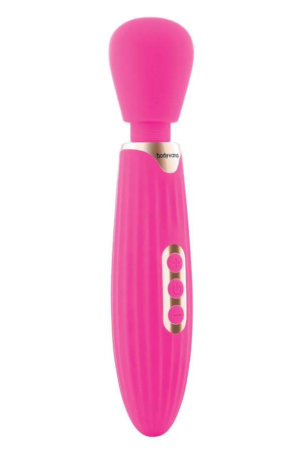 BODYWAND RUMBLE WAND 8 INCH HOT PINK