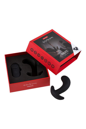 VIRGITE  PROSTATIC VIBRATOR WITH REMOTE CONTROL BLACK