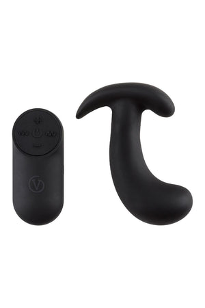VIRGITE  PROSTATIC VIBRATOR WITH REMOTE CONTROL BLACK