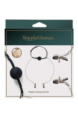 VIRGITE NIPPLE CLAMPS WITH MOUTH GAG