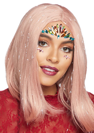 Autocollants bijoux de visage adhésifs Avri
