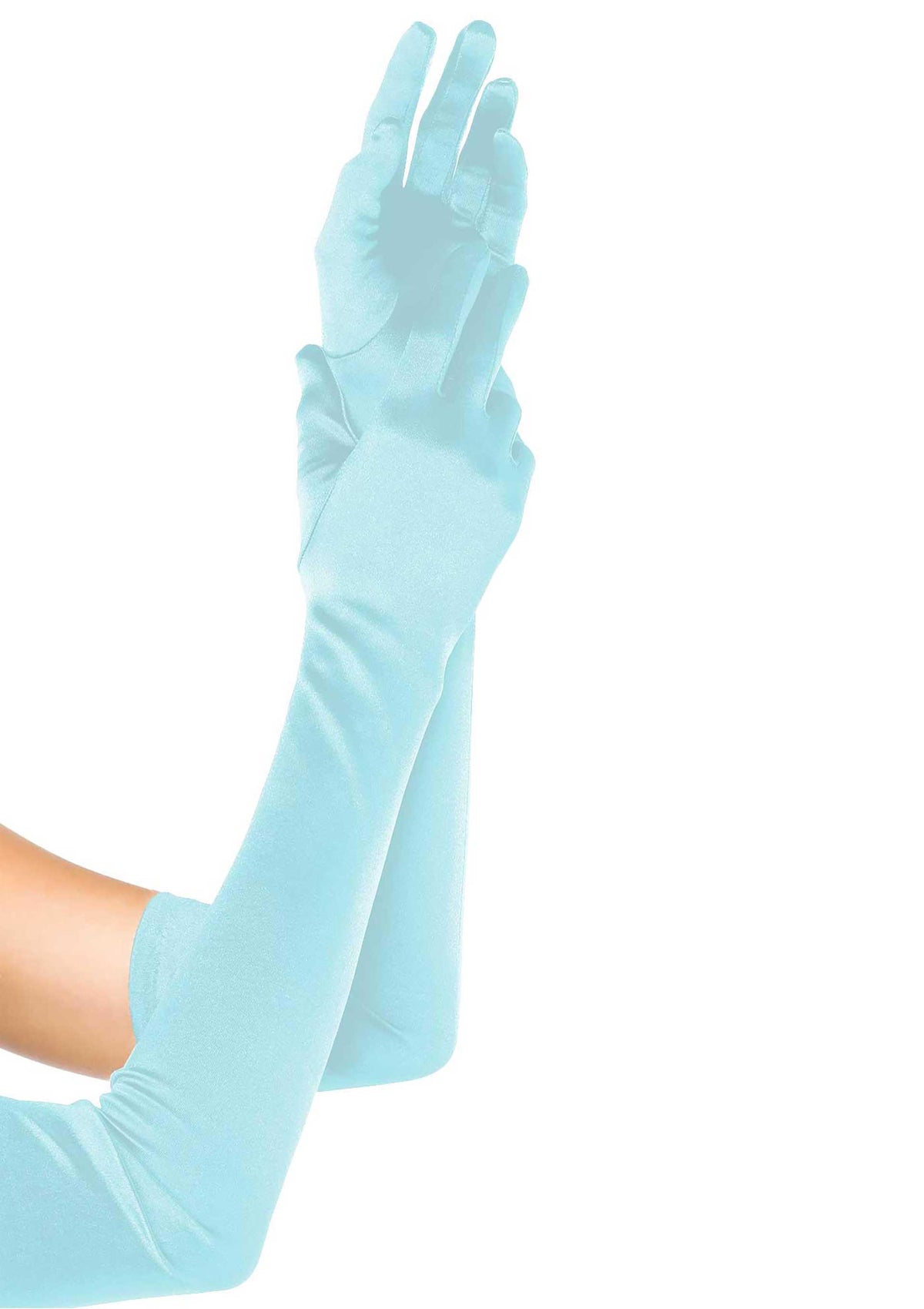 Gants en satin extra longs