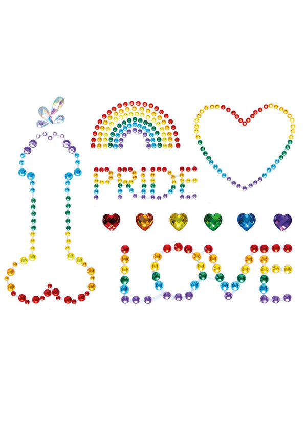 Autocollants bijoux de corps adhésifs Pride