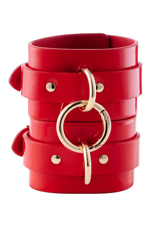 KINKY DIVA WRIST CUFFS RED