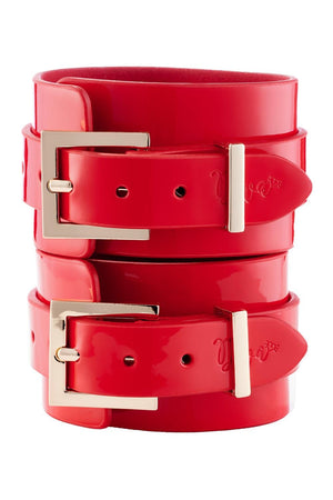 KINKY DIVA WRIST CUFFS RED