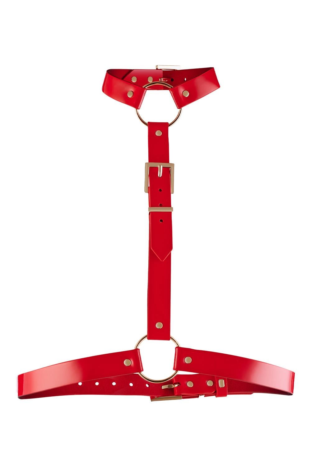 KINKY DIVA BODY HARNESS RED