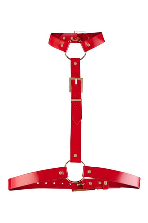 KINKY DIVA BODY HARNESS RED