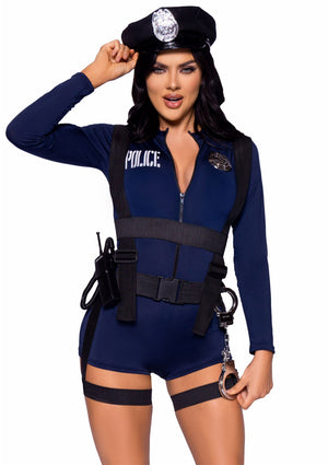 Combishort policière coquine