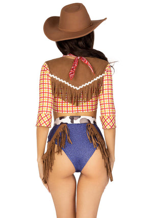 Haut et pantalon cow-girl coquine