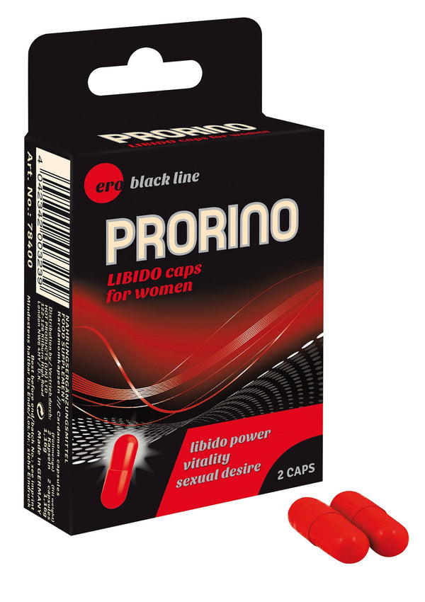 Capsules stimulantes libido Prorino pour femme - 2 pièces