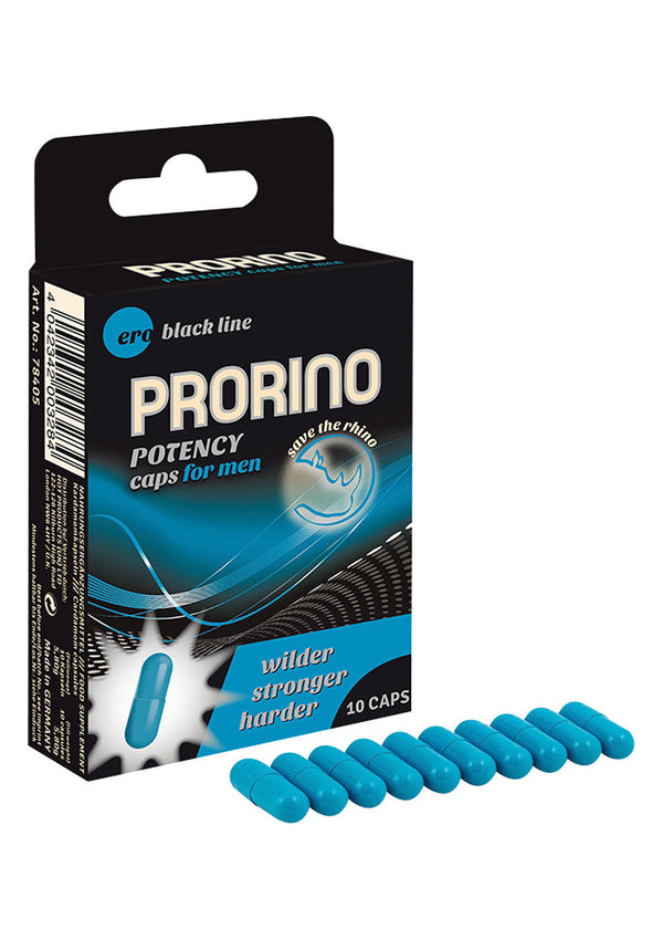 Capsules stimulantes Prorino pour homme - 10 pièces