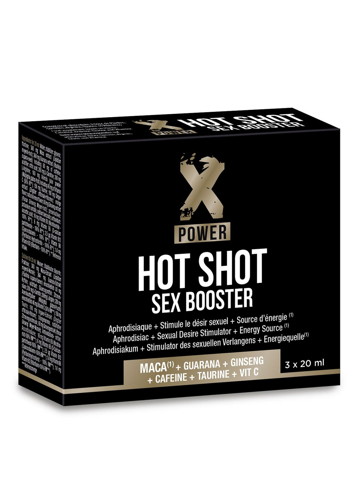 Booster sexuel Hot Shot - 3 shots