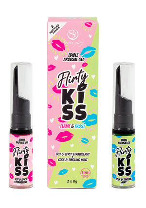 Gel de baiser Flirt fraise-menthe 2x8 gr