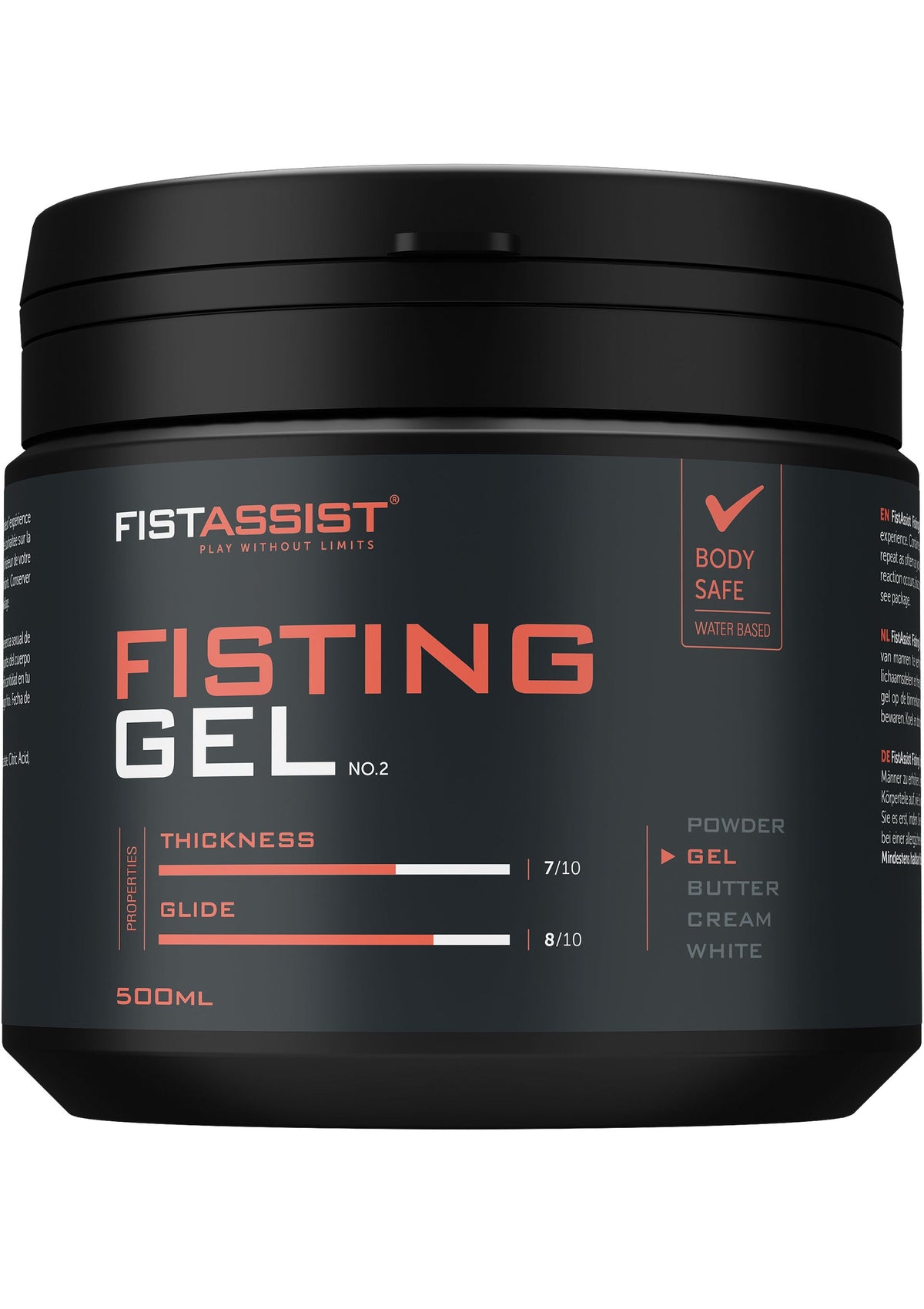 Gel de fisting 500 ml