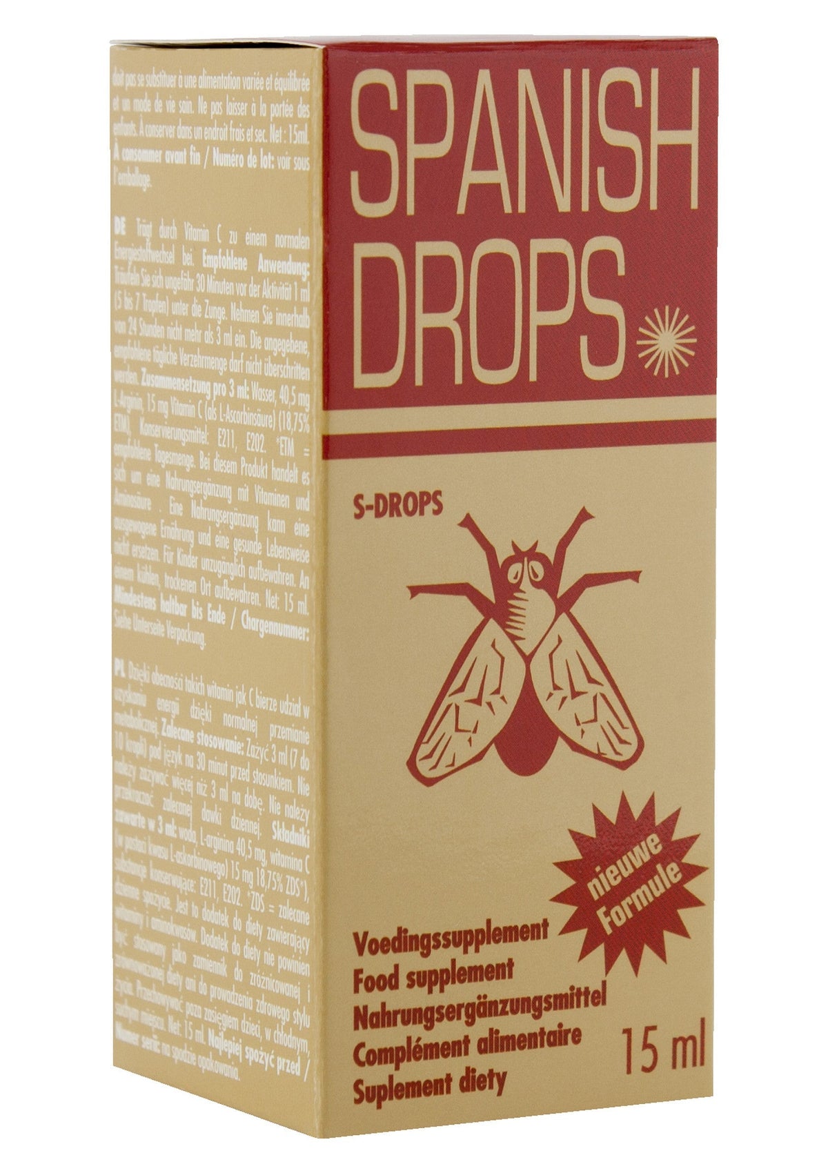 Gouttes aphrodisiaques Gold 15 ml