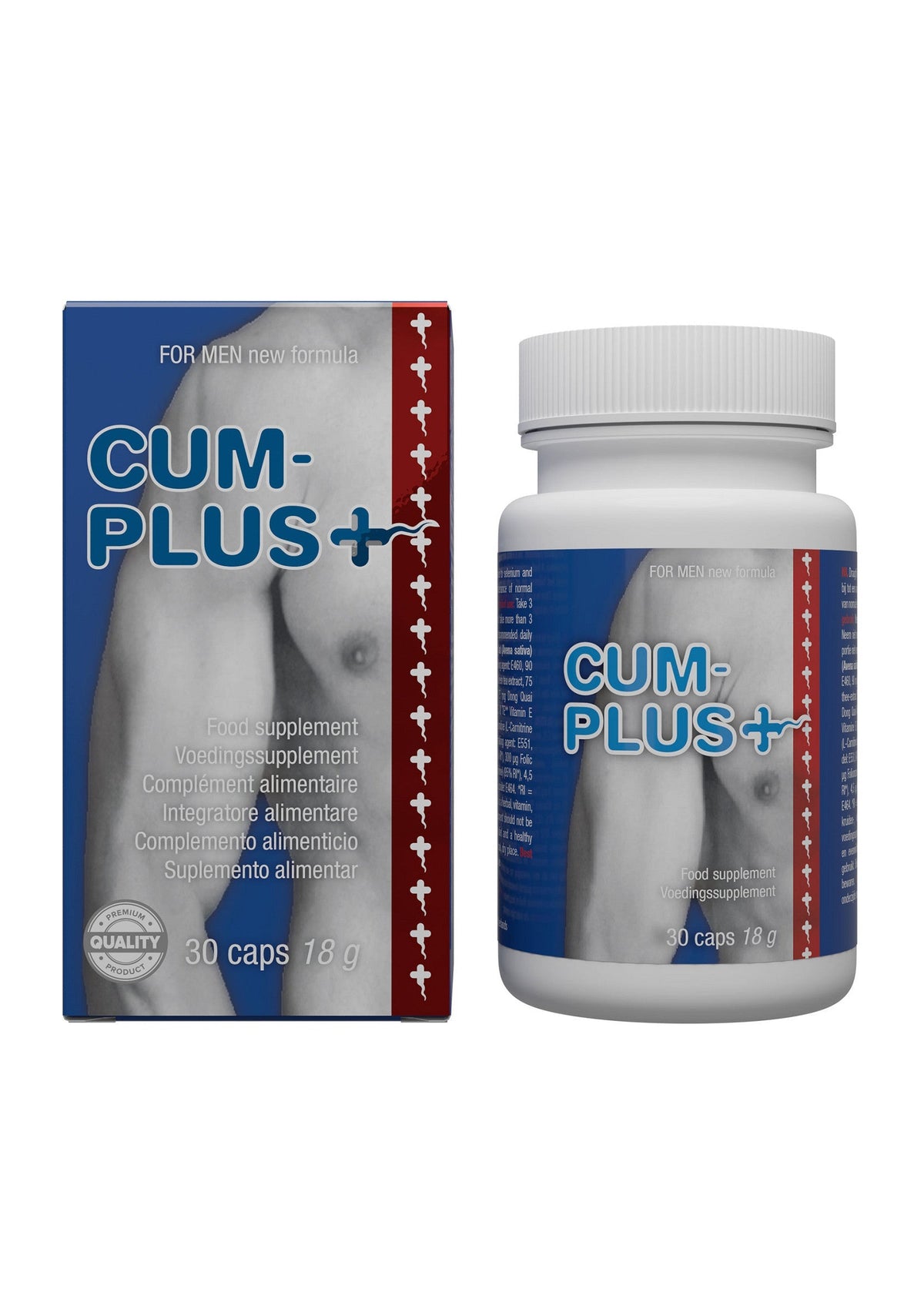 Capsules booster de sperme Cum Plus - 30 pièces