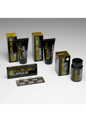 Capsules stimulantes érection Big Boy Golden - 8 pièces