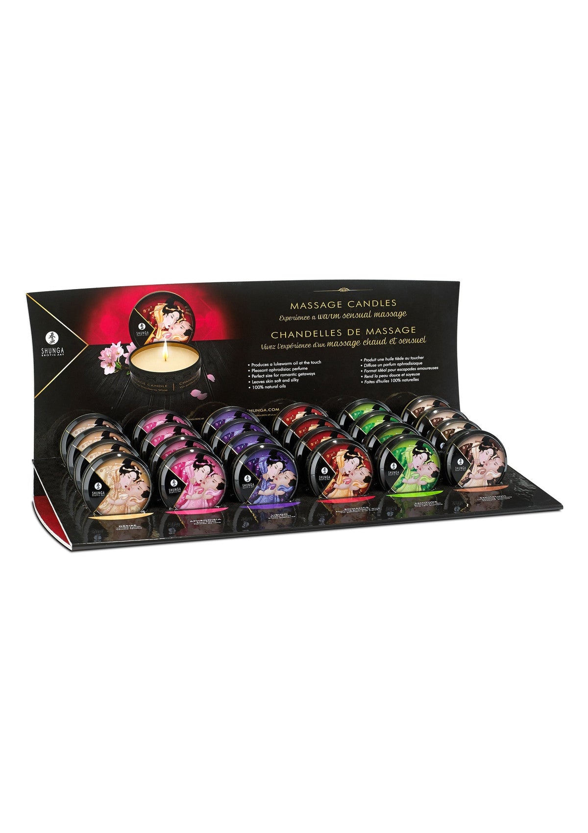 Présentoir Mini Bougies de Massage
