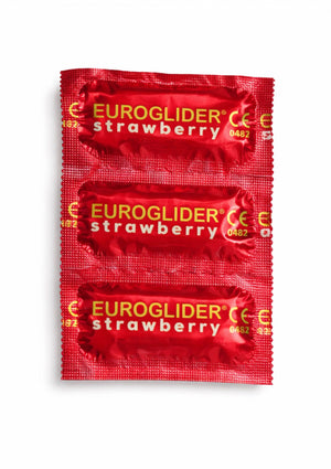 Préservatifs Euroglider fraise - 144 pièces