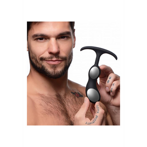 Plug prostatique pondéré en silicone premium - Moyen