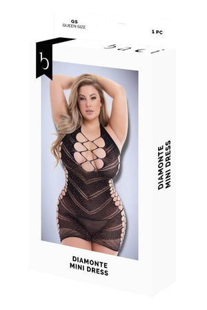 BACI DIAMONTE MINI DRESS, QS