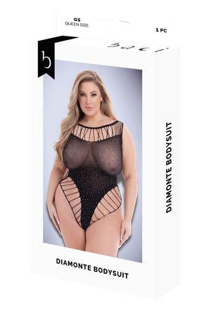 BACI DIAMONTE BODYSUIT BLACK, QS