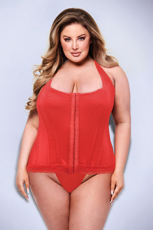 BACI BUSTIER  RED, 1X/2X