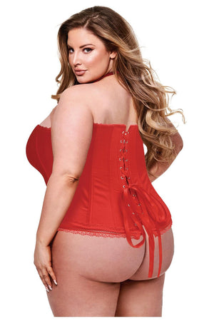 BACI BUSTIER  RED, 1X/2X