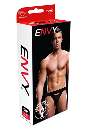 LOW-RISE JOCK-BLACK, M/L