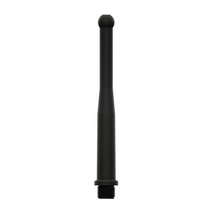 Ergoflo - Embout flexible en silicone pour douche anale - 8 / 20 cm - Noir