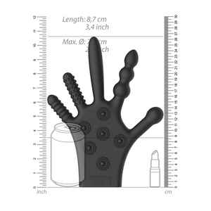 Gant de stimulation en silicone