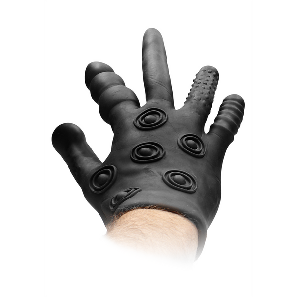 Gant de stimulation en silicone