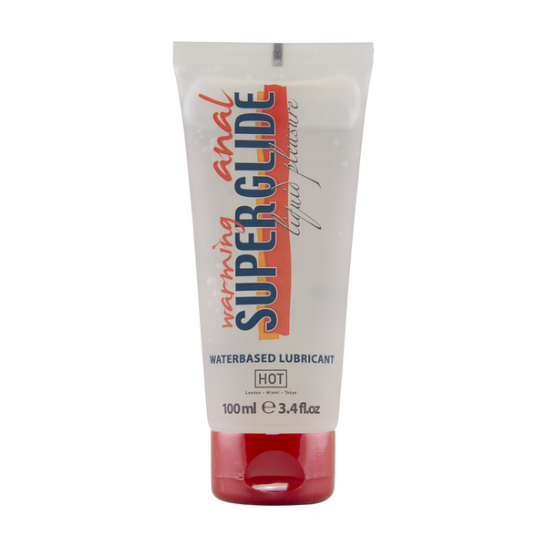 HOT - LIQUIDE CHAUFFANT POUR PLAISIR ANAL SUPERGLIDE 100 ML