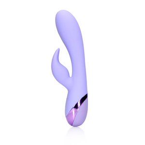 Vibreur Lapin en Silicone Doux - Lavande Digitale