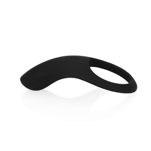 Cock Ring Vibrant Pointu - Noir Réglisse