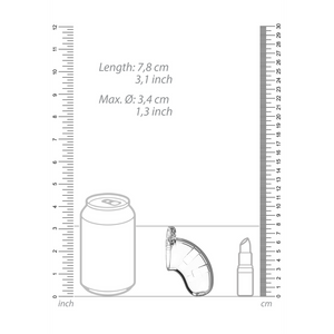 Modèle 13 Cage de chasteté - 2,5 / 6,5 cm