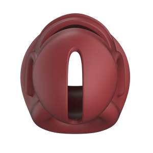 Modèle 28 - Ultra Soft Silicone Chastity Cage - Rouge