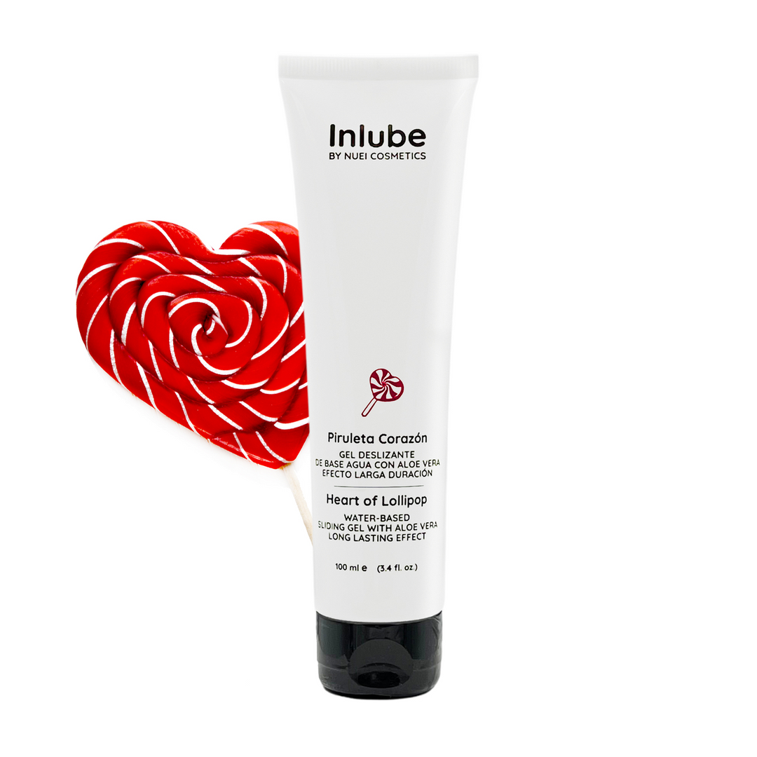 Gel de Glisse à Base d'Eau - Coeur de Sucette - 3,4 oz / 100 ml