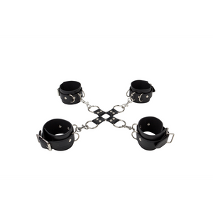 Menottes en cuir pour les mains et les jambes