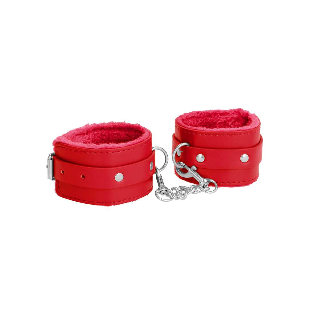Menottes en cuir rembourrées