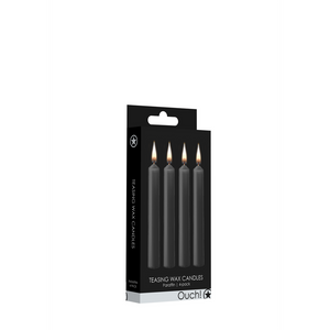 Bougies Teasing - 4 Pièces - Noires