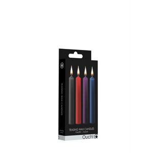 Bougies de Teasing - 4 Pièces - Multicolore