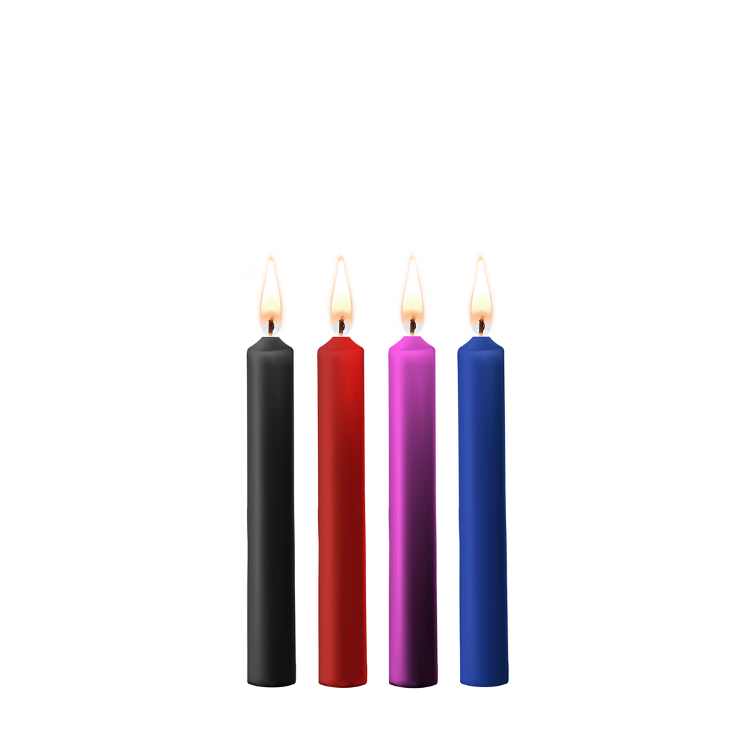 Bougies de Teasing - 4 Pièces - Multicolore