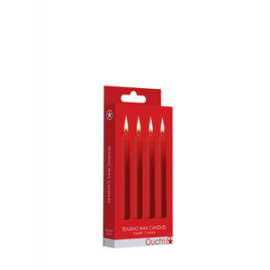 Bougies de Teasing - 4 Pièces - Rouge