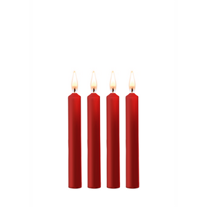 Bougies de Teasing - 4 Pièces - Rouge
