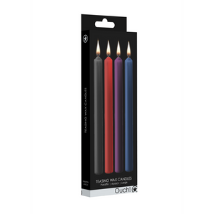 Bougies de Teasing - 4 Pièces - Grande - Multicolore
