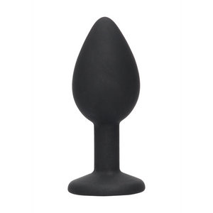 Plug anal en silicone avec bijou amovible