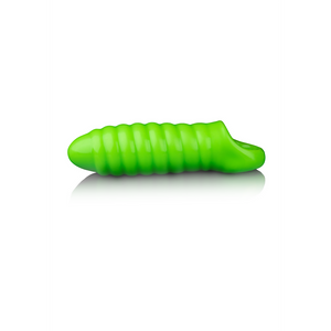 Sheath pénien épais et extensible Swirl - Brille dans le noir